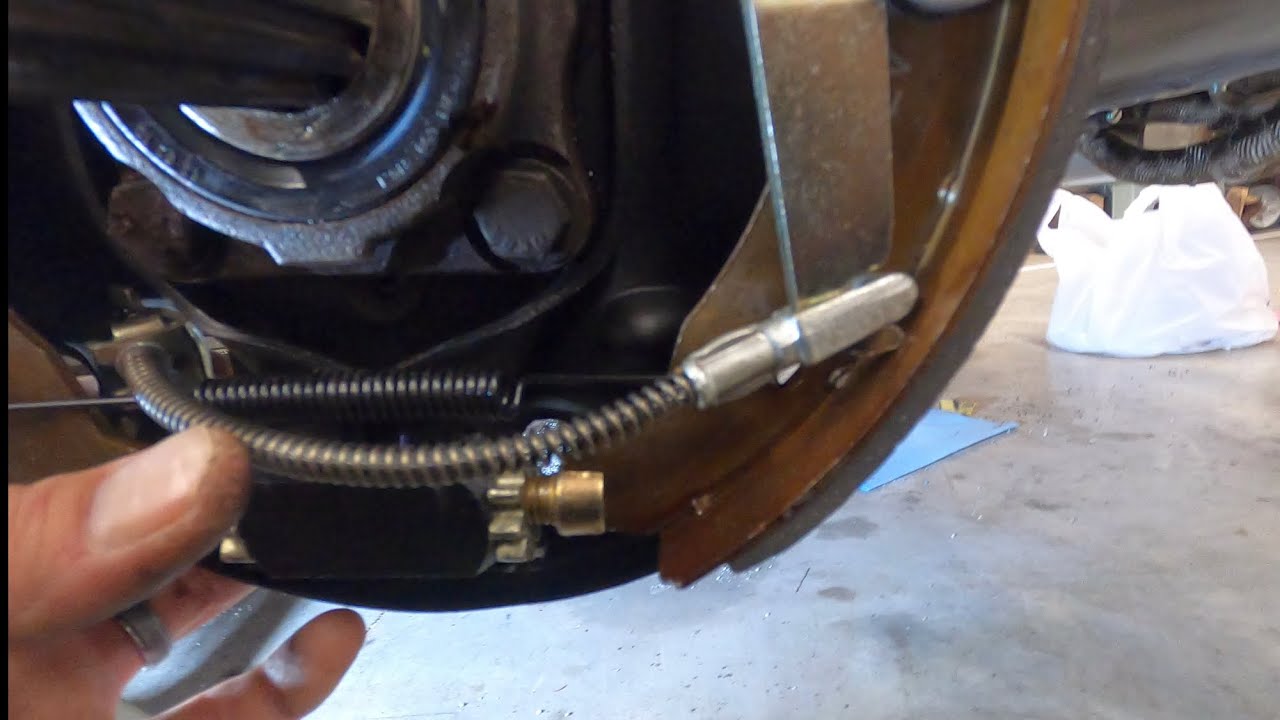 Handbrake wire replacement