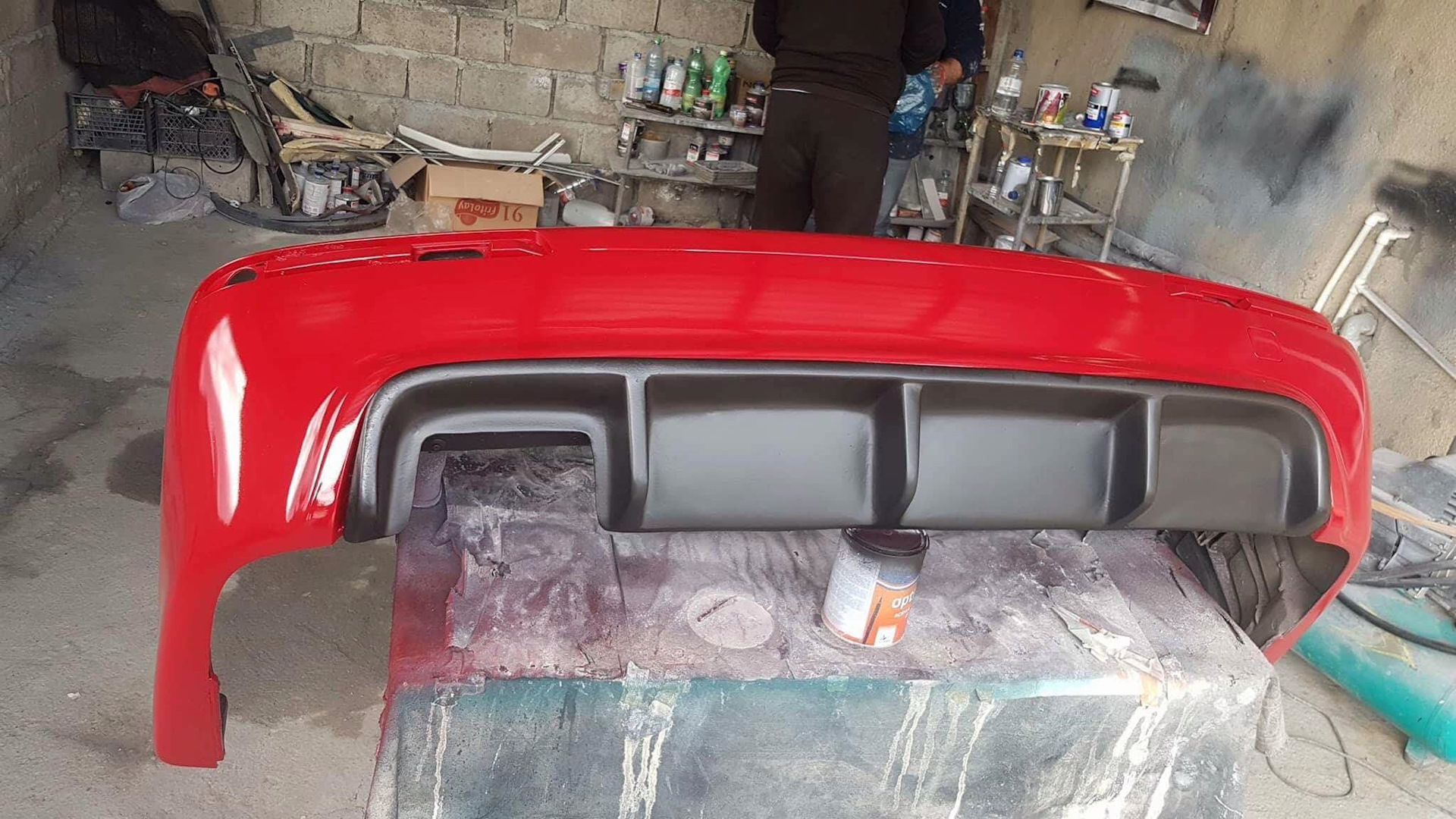 Rear Bumper Paint